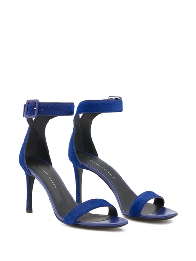Giuseppe Zanotti Nayla Stiletto Heel Sandals In Blue