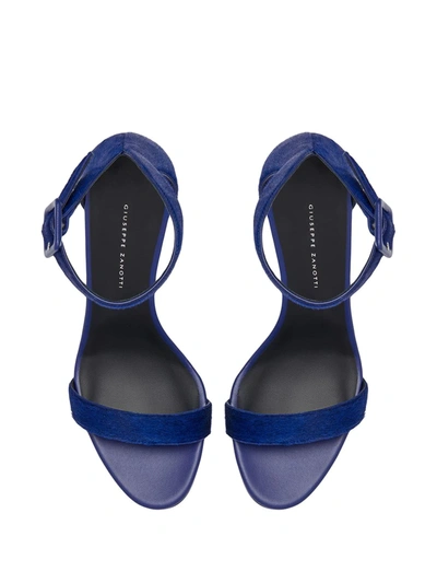 Giuseppe Zanotti Nayla Stiletto Heel Sandals In Blue