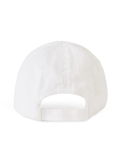 Shop Balenciaga Glow-in-the-dark Baseball Cap In White