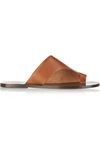 Atp Atelier Brown Rosa Cut Out Leather Sandals