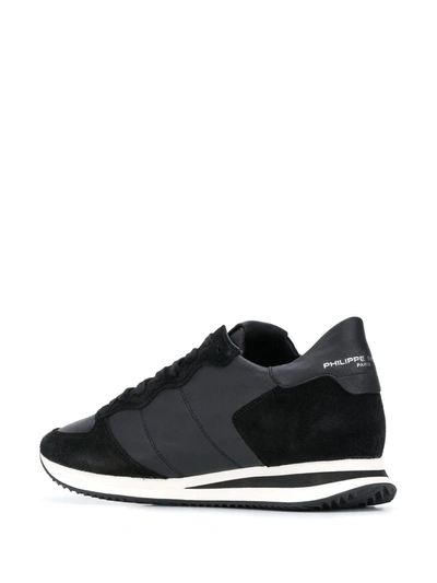 Shop Philippe Model Paris Trpx Veau Sneakers In Black