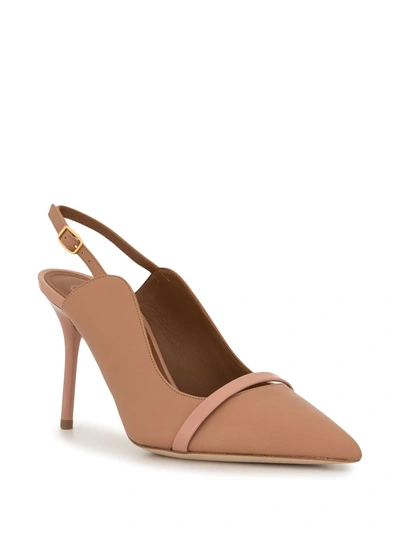 Shop Malone Souliers 90mm Marion Pumps In Pink
