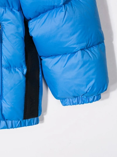 Shop Moncler Perols Padded Jacket In Blue