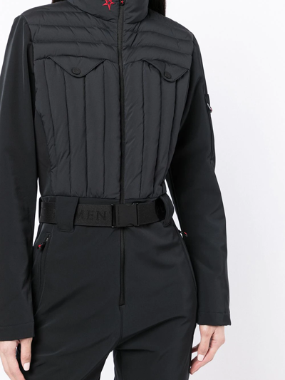 Shop Perfect Moment Gstaad Padded Ski Suit In Schwarz