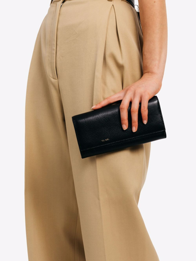 Shop Yu Mei Sebastian Leather Bi-fold Wallet In Black