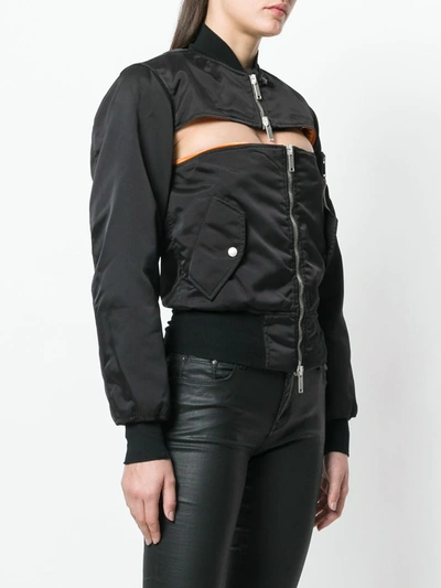 Ben Taverniti Unravel Project Front Chest Hole Jacket In Black