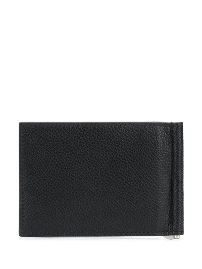 Balenciaga Money-clip Foldover Wallet In 1090 Black/l White | ModeSens