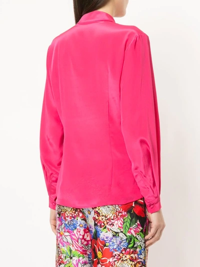 Shop Mary Katrantzou Double Pocket Shirt In Pink