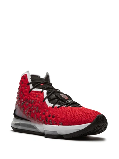 Nike Lebron 17 "uptempo" Sneakers In Red