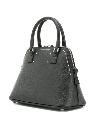 Shop Maison Margiela Mini 5ac Tote Bag In Black