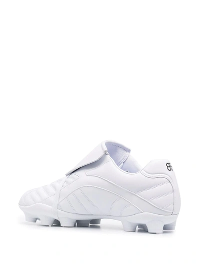 Shop Balenciaga Soccer Low-top Sneakers In White