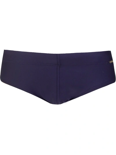 Shop Amir Slama Plain Trunks In Blue