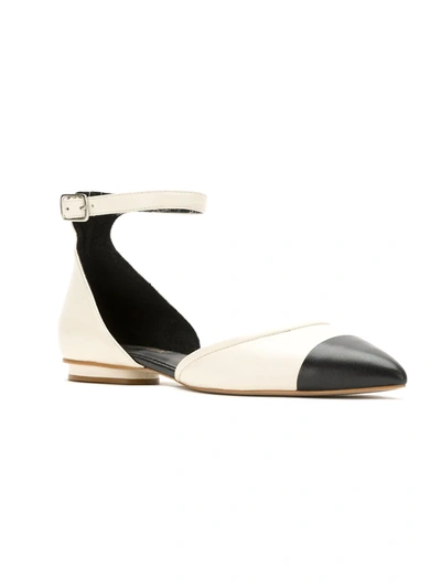 Shop Sarah Chofakian Leather Sandals In White