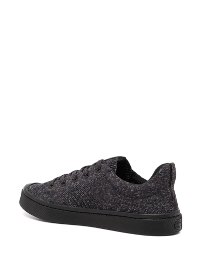 Shop Cariuma Ibi Low Knit Sneakers In Black