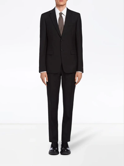 Shop Prada Slim Fit Two Piece Suit In Black