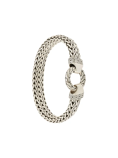 Shop John Hardy Classic Chain Ring Clasp Bracelet In Metallic