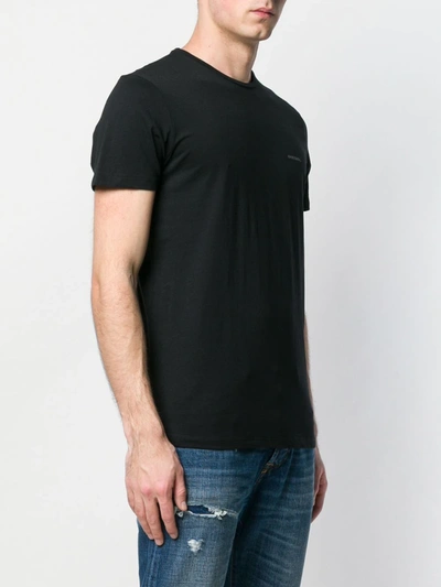 Shop Diesel Crew Neck T-shirt In Black