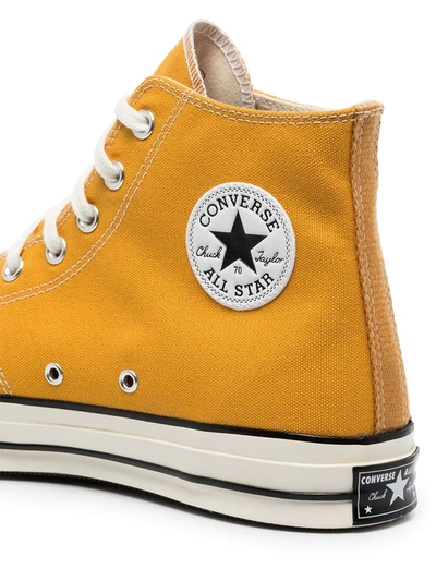 Shop Converse Chuck 70 Hi "sunflower" Sneakers In Yellow
