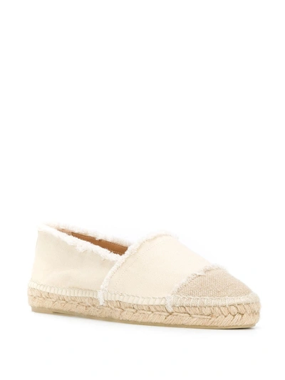 Shop Castaã±er Kampala Canvas Espadrilles In Neutrals