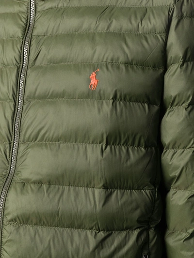 Shop Polo Ralph Lauren Ultralight Quilted Recycled Polyester Jacket In Green
