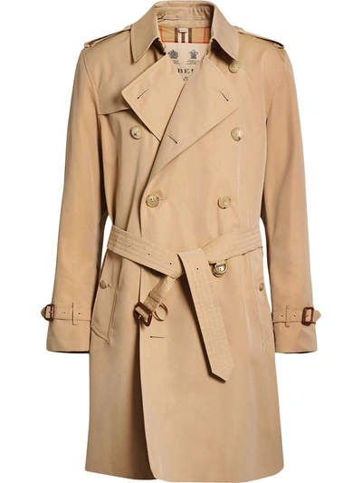 Shop Burberry The Kensington Heritage Trench Coat In Neutrals