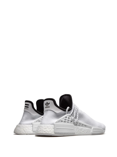 Shop Adidas Originals Hu Nmd "core White" Sneakers