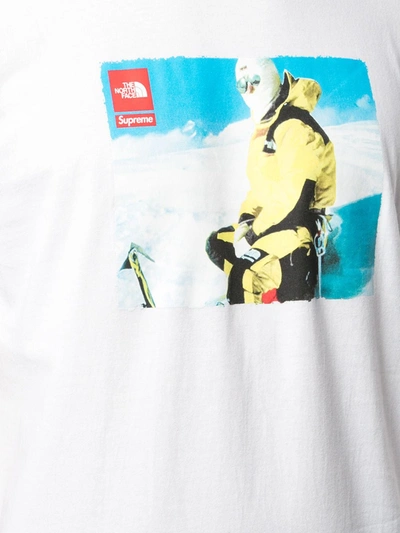 Shop Supreme X The North Face T-shirt In White