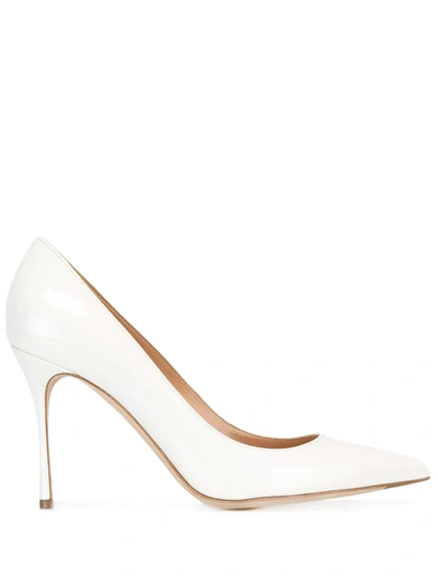 Shop Sergio Rossi Godiva Pumps In White