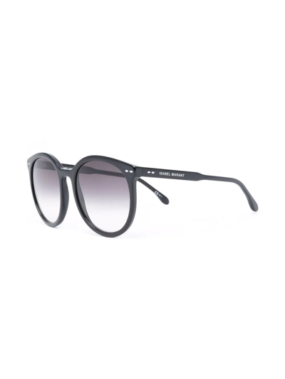 Shop Isabel Marant Eyewear Square Tinted Sunglasses In Schwarz
