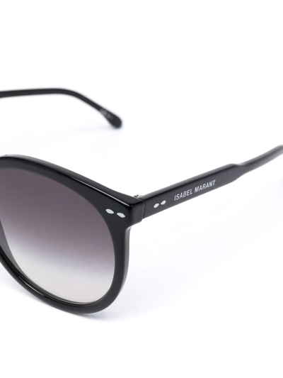 Shop Isabel Marant Eyewear Square Tinted Sunglasses In Schwarz