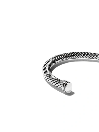 David Yurman 18kt Yellow Gold X Silver Cuff Bracelet In S8