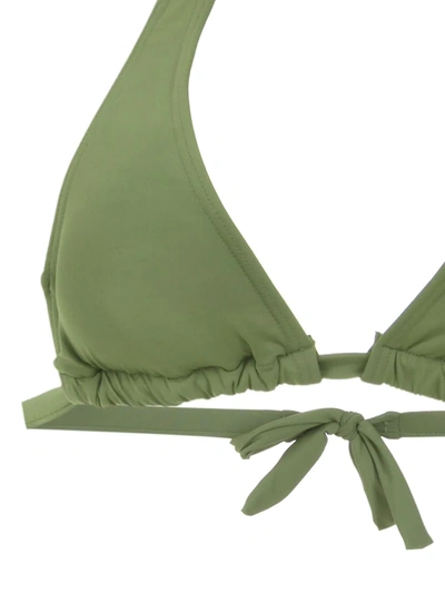 Amir Slama Plain Bikini Set In Green