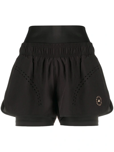 Shop Adidas By Stella Mccartney Truepurpose High Intensity Shorts In Black