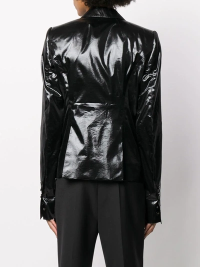 Shop Rick Owens Tecuatl Soft Tailored Blazer In Black