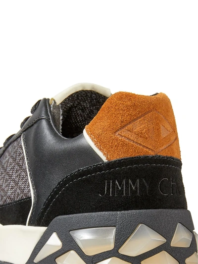 Shop Jimmy Choo Diamond X Low-top Sneakers In Black