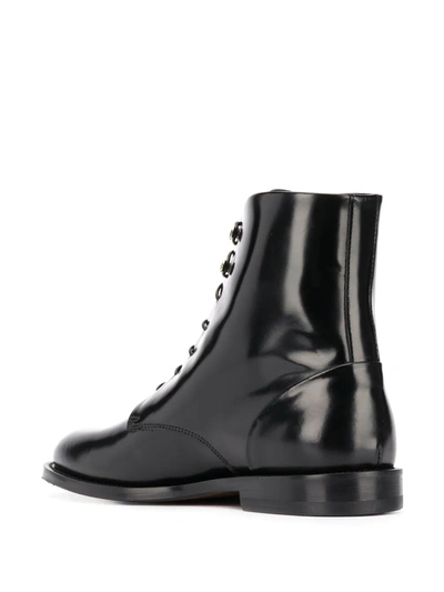 Scarosso Eva Lace-up Boots In Black
