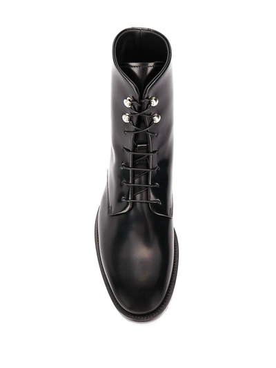 Shop Scarosso Eva Lace-up Boots In Black