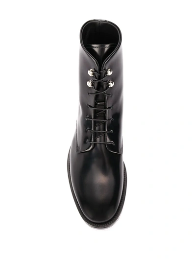 Scarosso Eva Lace-up Boots In Black