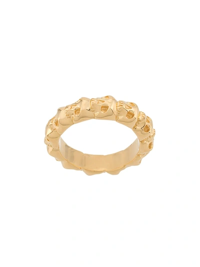 Shop Northskull Skull Ring In Gold