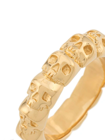 Shop Northskull Skull Ring In Gold