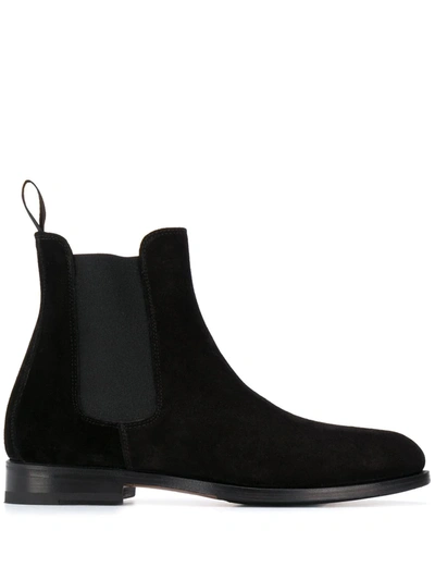 Shop Scarosso Elena Chelsea Boots In Black