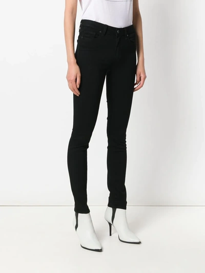 Shop Paige Stretch Slim-fit Jeans In Black
