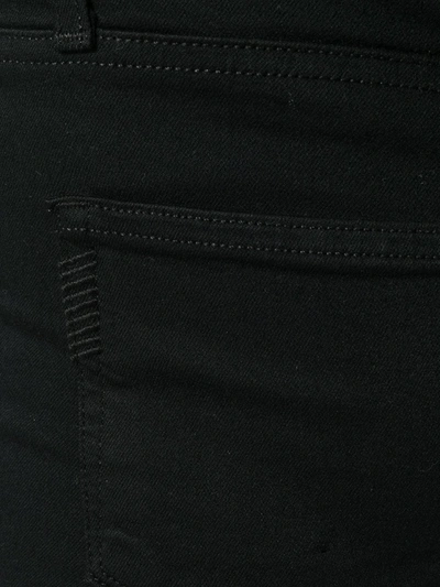 Paige Skinny Fit Cropped Jeans In Black