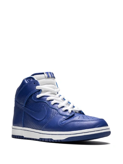 Shop Nike Dunk High Pro Sb Sneakers In Blue