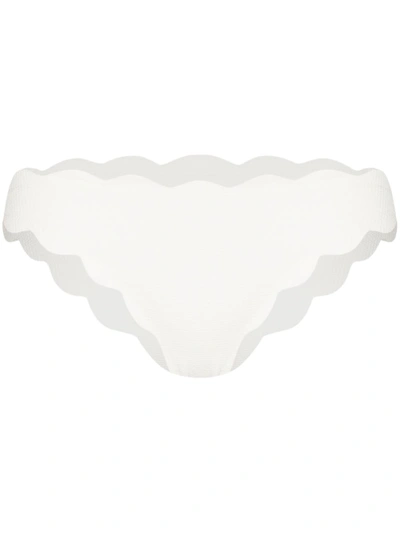 Shop Marysia Antibes Bikini Bottoms In White