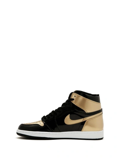 Shop Jordan Air  1 Retro High Og Nrg "gold Top 3" Sneakers In Black