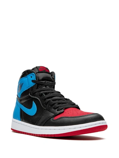 Shop Jordan Air  1 High Og "unc To Chicago" Sneakers In Black