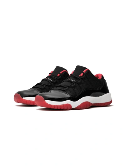 Shop Jordan Air  11 Retro Low Bg "bred" Sneakers In Black