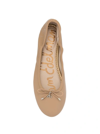 Shop Sam Edelman Felicia Ballerina Shoes In Brown
