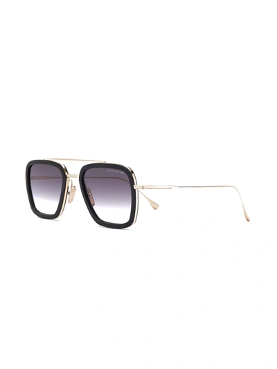 Shop Dita Eyewear Flight 006 Sunglasses In Black